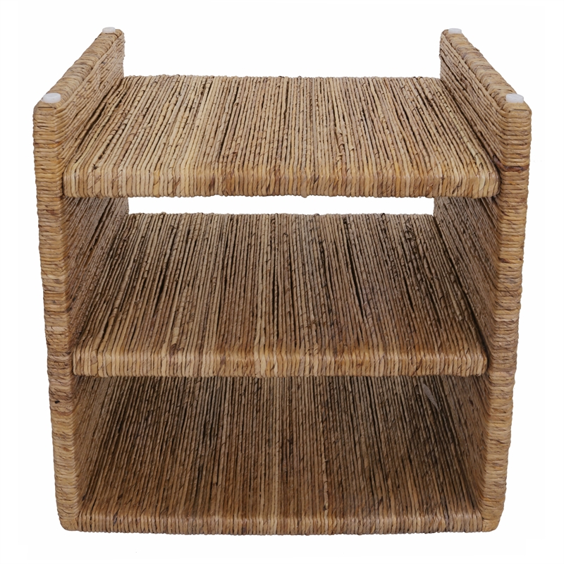 New Pacific Direct Kanza Abaca Nightstand/Side Table in Natural