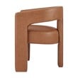 NPD Furniture Sherlyn Faux Leather Dining Side Chair in Vintage Cider