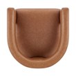 NPD Furniture Sherlyn Faux Leather Dining Side Chair in Vintage Cider