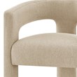 NPD Furniture Sherlyn Fabric Dining Side Chair in Barley Beige