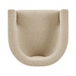 NPD Furniture Sherlyn Fabric Dining Side Chair in Barley Beige