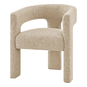 NPD Furniture Sherlyn Fabric Dining Side Chair in Barley Beige