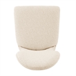 NPD Furniture Eldoris Fabric Dining Side Chair in Beige (Set of 2)