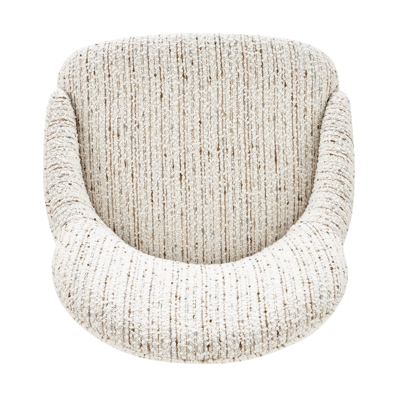 NPD Furniture Katrisa Fabric Dining Side Chair in Zenith White (Set of 2)
