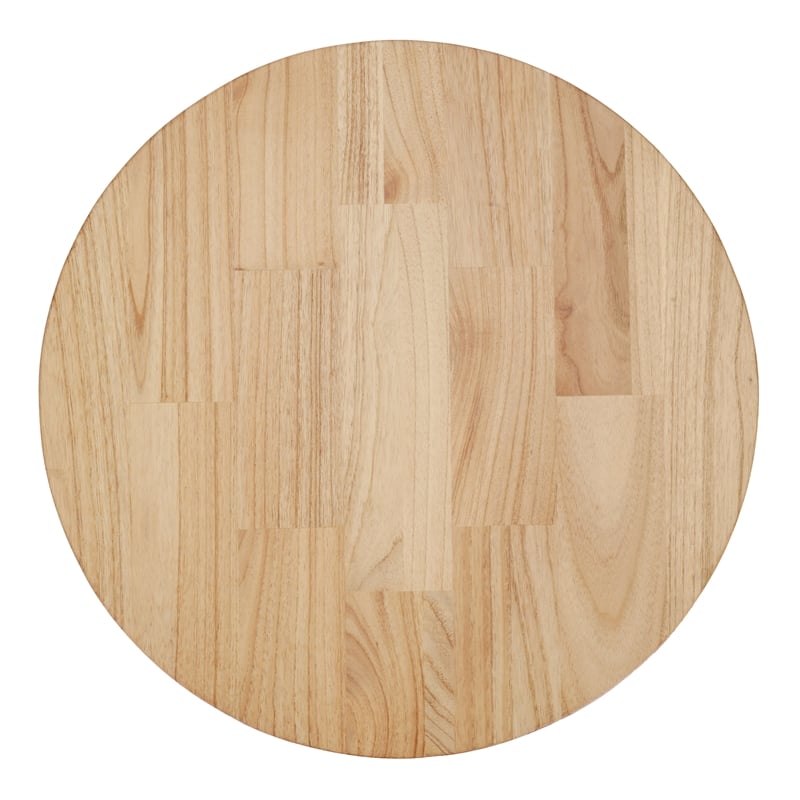 New Pacific Direct Ayra Rattan Side/End Table w/ Wood Top in Natural