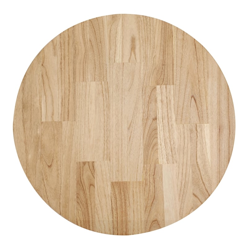 NPD Furniture Kiefer Rattan Side/End Table w/ Wood Top in Natural