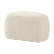NPD Furniture Carlese Fabric Small Ottoman in Palladian Beige