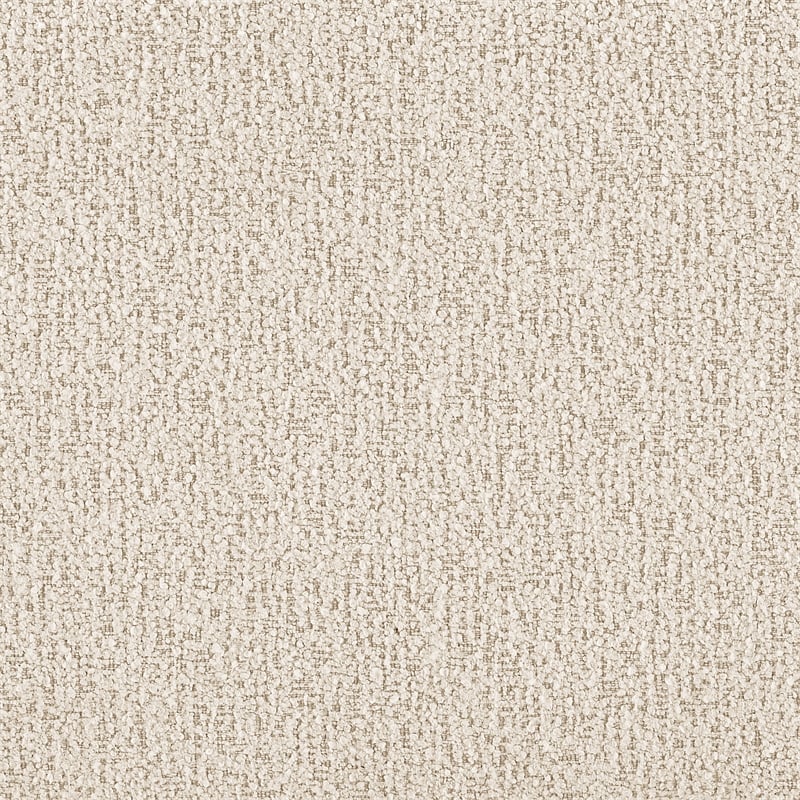 New Pacific Direct Carlese Fabric Small Ottoman in Palladian Beige