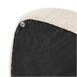 NPD Furniture Carlese Fabric Small Ottoman in Palladian Beige