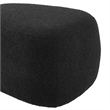 NPD Furniture Carlese Fabric Small Ottoman in Palladian Charcoal