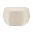 NPD Furniture Carlese Fabric Big Ottoman in Palladian Beige