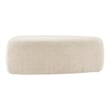 NPD Furniture Carlese Fabric Big Ottoman in Palladian Beige