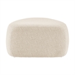 NPD Furniture Carlese Fabric Big Ottoman in Palladian Beige