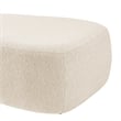 NPD Furniture Carlese Fabric Big Ottoman in Palladian Beige