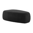 NPD Furniture Carlese Fabric Big Ottoman in Palladian Charcoal