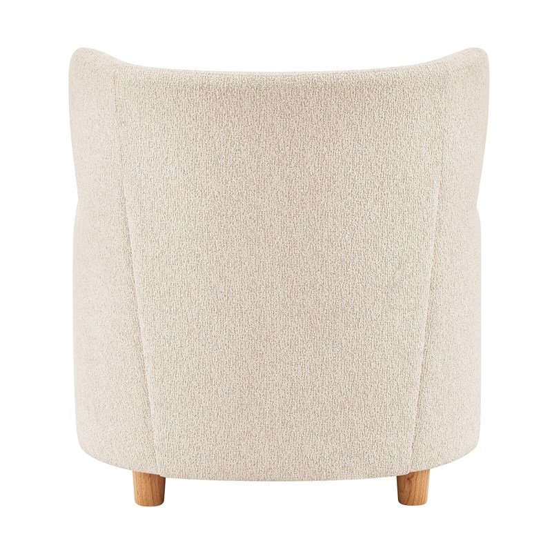 New Pacific Direct Tiffani Fabric Accent Arm Chair in Palladian Beige
