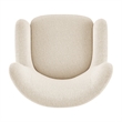 NPD Furniture Tiffani Fabric Accent Arm Chair in Palladian Beige