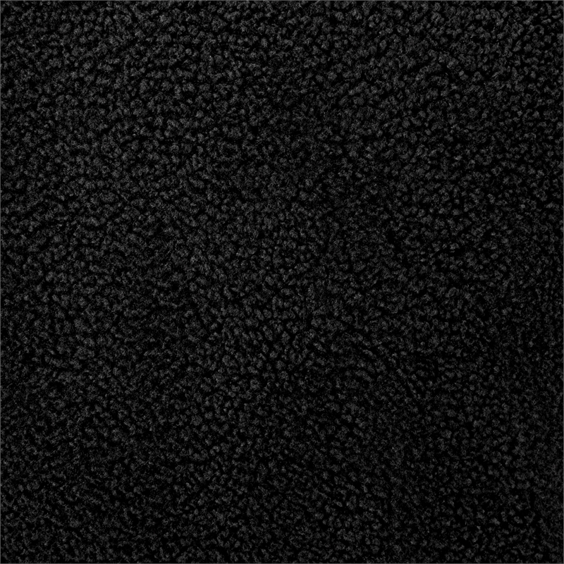 NPD Furniture Callista Fabric Swivel Accent Chair in Monroe Black