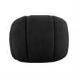 NPD Furniture Callista Fabric Swivel Accent Chair in Monroe Black