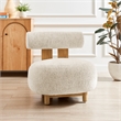 NPD Furniture Pamela Fabric Accent Chair in Concord Cream