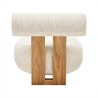 NPD Furniture Pamela Fabric Accent Chair in Concord Cream