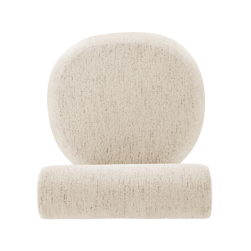 New Pacific Direct Pamela Fabric Accent Chair in Concord Cream