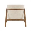 NPD Furniture Reiner Fabric Accent Arm Chairin Concord Cream