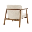 NPD Furniture Reiner Fabric Accent Arm Chairin Concord Cream