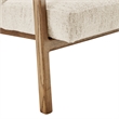 NPD Furniture Reiner Fabric Accent Arm Chairin Concord Cream