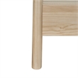 NPD Furniture Bloomfield Queen Canopy Bed Set in Natural Pine