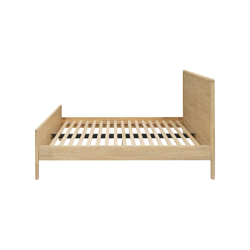 NPD Furniture Hansville Queen Bed Set in Natural Whitewash
