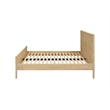 NPD Furniture Hansville Queen Bed Set in Natural Whitewash