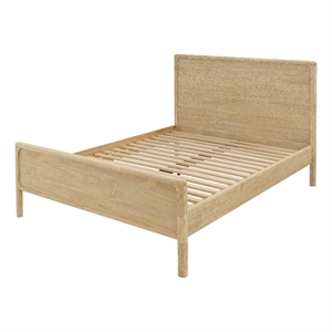 New Pacific Direct Hansville Queen Bed Set in Natural Whitewash