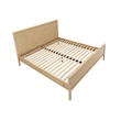 NPD Furniture Hansville King Bed Set in Natural Whitewash