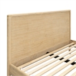 NPD Furniture Hansville King Bed Set in Natural Whitewash