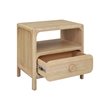 NPD Furniture Hansville Nightstand/Side Table in Natural Whitewash