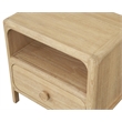 NPD Furniture Hansville Nightstand/Side Table in Natural Whitewash