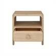 NPD Furniture Hansville Nightstand/Side Table in Natural Whitewash