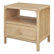 NPD Furniture Hansville Nightstand/Side Table in Natural Whitewash