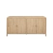 NPD Furniture Hansville Sideboard 4 Doors w/ 2 Inner Drawers in Natural