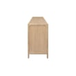 NPD Furniture Hansville Sideboard 4 Doors w/ 2 Inner Drawers in Natural