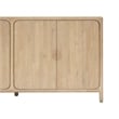 NPD Furniture Hansville Sideboard 4 Doors w/ 2 Inner Drawers in Natural