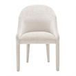 NPD Furniture Stacy Fabric Dining Side Chair in Seville Beige
