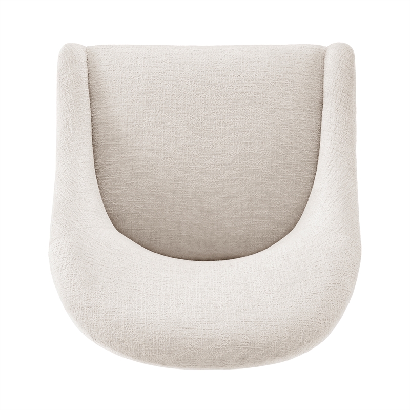 NPD Furniture Stacy Fabric Dining Side Chair in Seville Beige