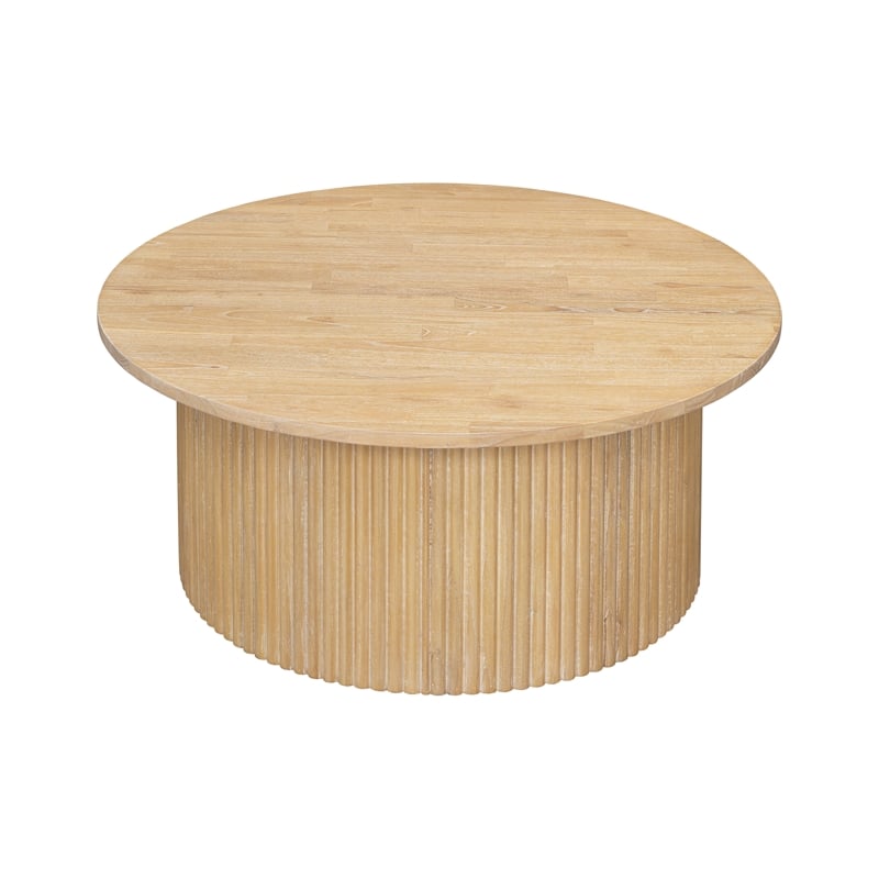 NPD Furniture Aniston Coffee Table in Natural Whitewash