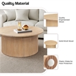 NPD Furniture Aniston Coffee Table in Natural Whitewash