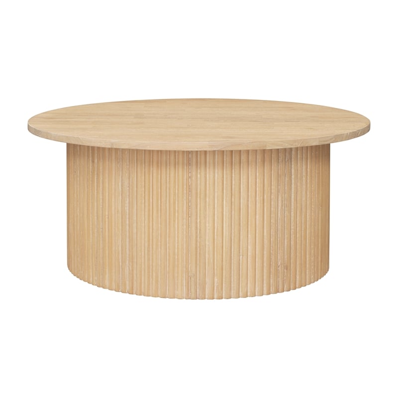 NPD Furniture Aniston Coffee Table in Natural Whitewash