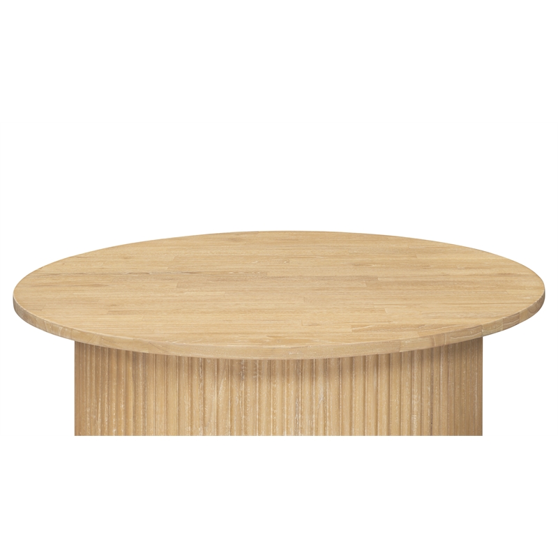 NPD Furniture Aniston Coffee Table in Natural Whitewash