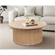 NPD Furniture Aniston Coffee Table in Natural Whitewash