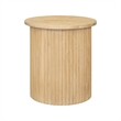 New Pacific Direct Aniston Side/End Table in Natural Whitewash